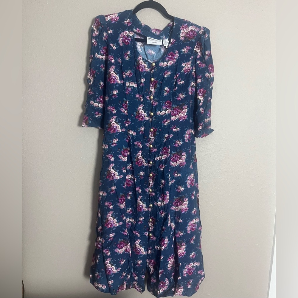 Vintage Caroline Wells Petites dress